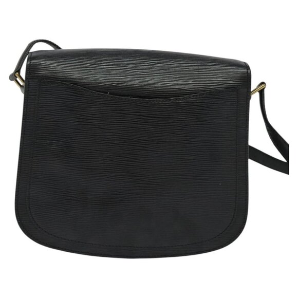 LOUIS VUITTON Epi Saint Cloud GM Shoulder Bag Black Noir - Picture 3 of 16